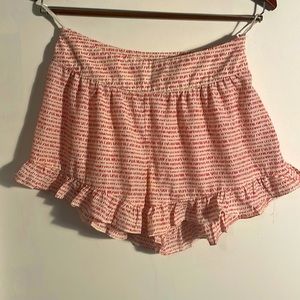 Vintage shorts with frills
